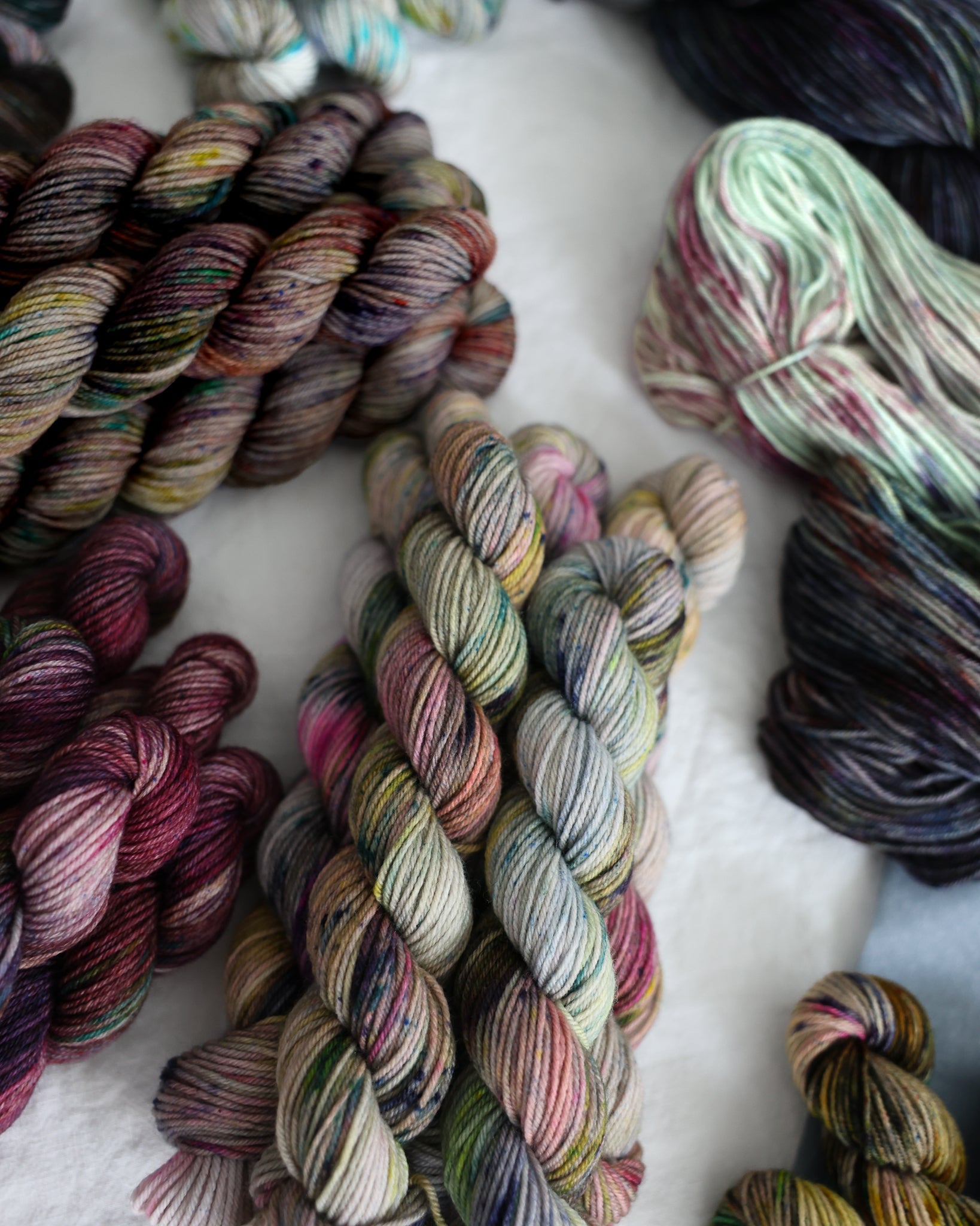 Northern Attitude Box - Ruby and Roses Yarn - Hand Dyed Yarn