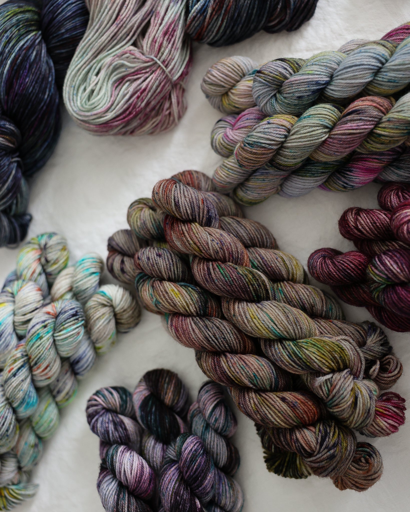 Northern Attitude Box - Ruby and Roses Yarn - Hand Dyed Yarn
