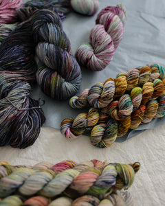 Northern Attitude Box - Ruby and Roses Yarn - Hand Dyed Yarn