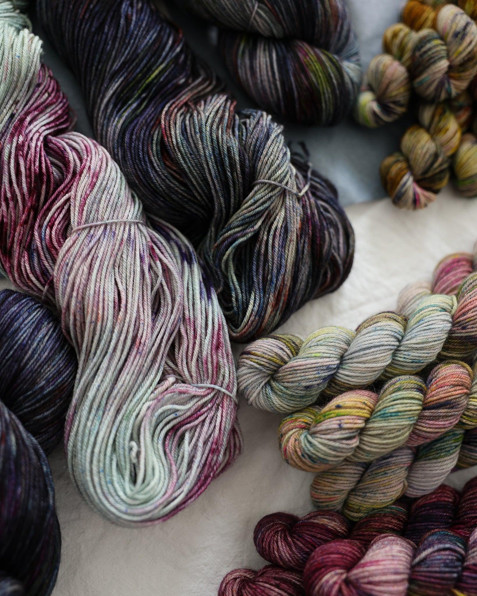 Northern Attitude Box - Ruby and Roses Yarn - Hand Dyed Yarn