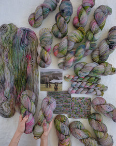 Northern Attitude - Ruby and Roses Yarn - Hand Dyed Yarn