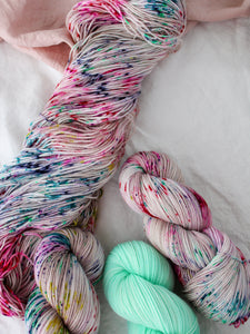 Optimist /// Pre - Order - Ruby and Roses Yarn - Hand Dyed Yarn