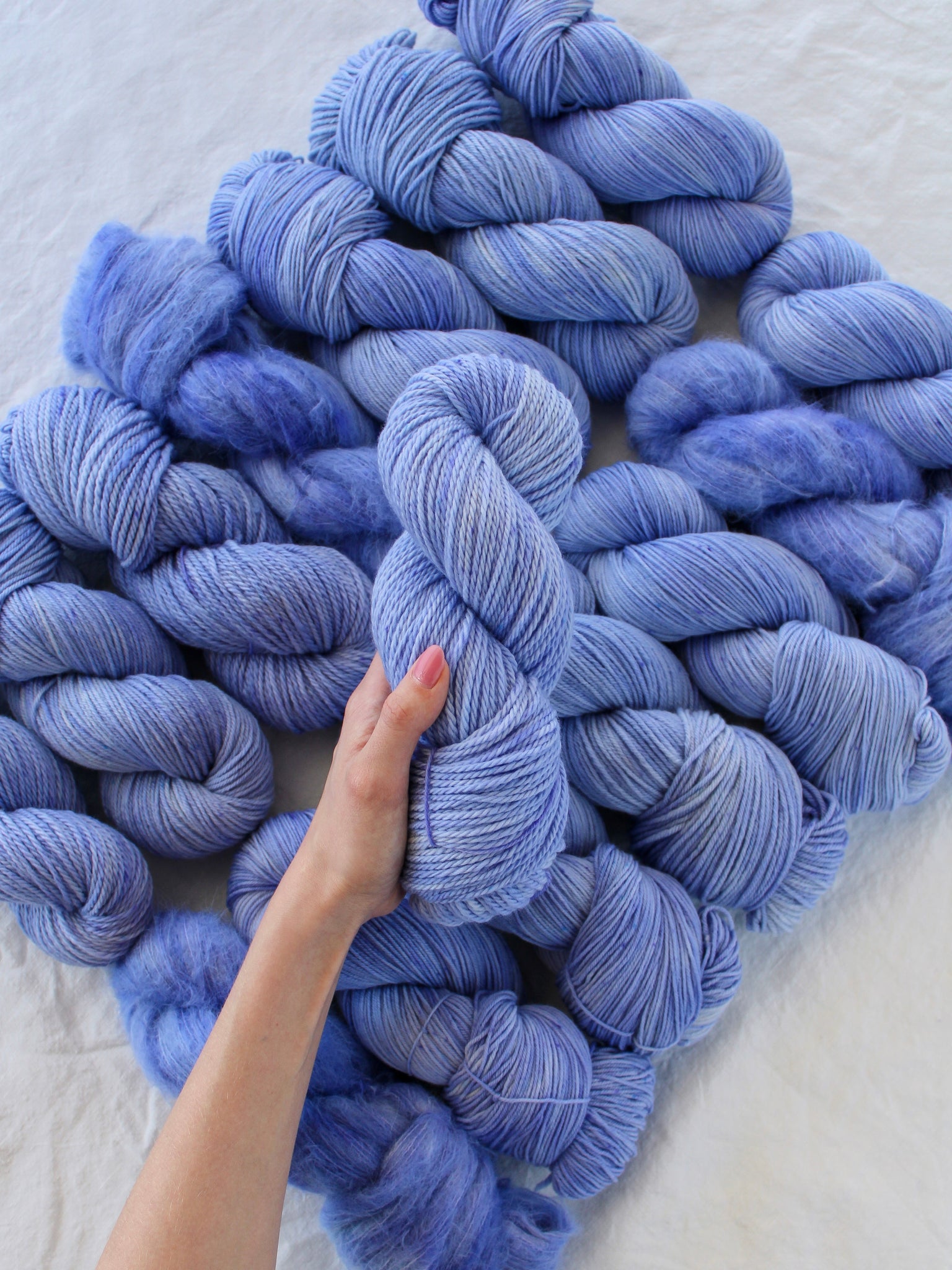 Periwinkle Lace - NSW /// Pre - Order - Ruby and Roses Yarn - Hand Dyed Yarn