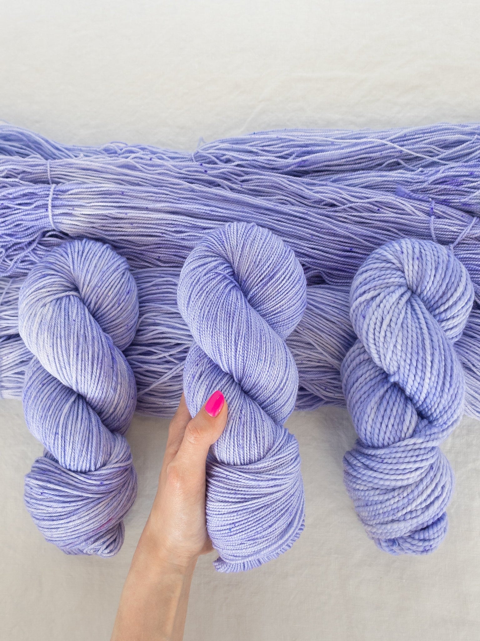 Periwinkle Lace /// Pre - Order - Ruby and Roses Yarn - Hand Dyed Yarn