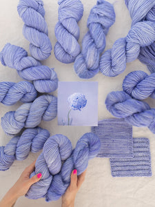 Periwinkle Lace /// Pre - Order - Ruby and Roses Yarn - Hand Dyed Yarn