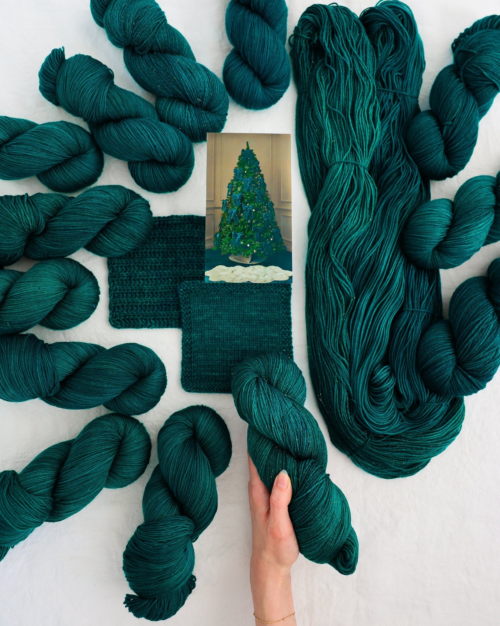 Persian - Ruby and Roses Yarn - Hand Dyed Yarn