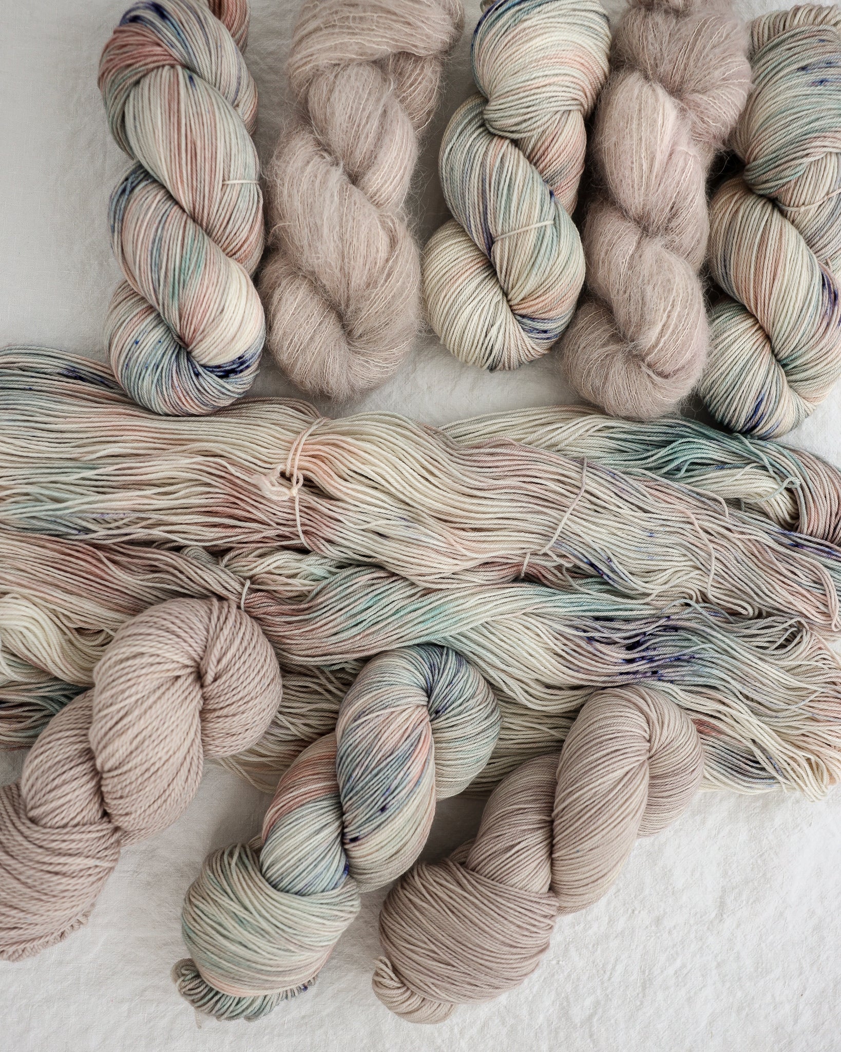 Poet - Ruby and Roses Yarn - Hand Dyed Yarn