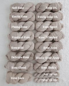 Poet - Ruby and Roses Yarn - Hand Dyed Yarn