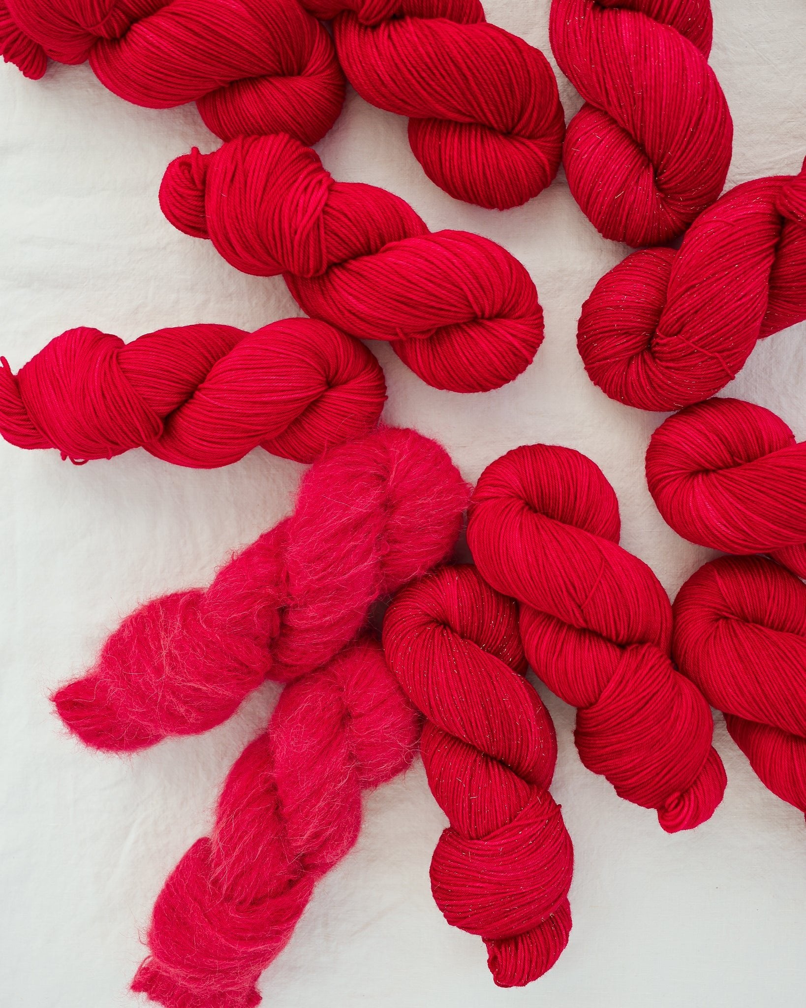 Poinsettia - Ruby and Roses Yarn - Hand Dyed Yarn