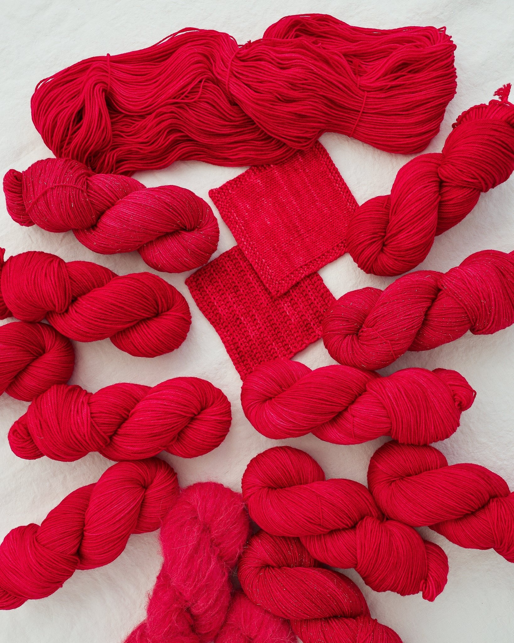 Poinsettia - Ruby and Roses Yarn - Hand Dyed Yarn