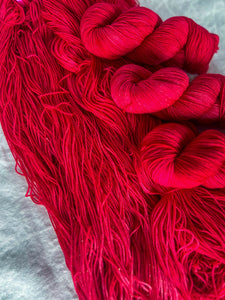 Poinsettia - Ruby and Roses Yarn - Hand Dyed Yarn