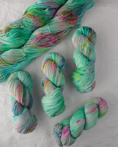 Refresh OOAK - Ruby and Roses Yarn - Hand Dyed Yarn