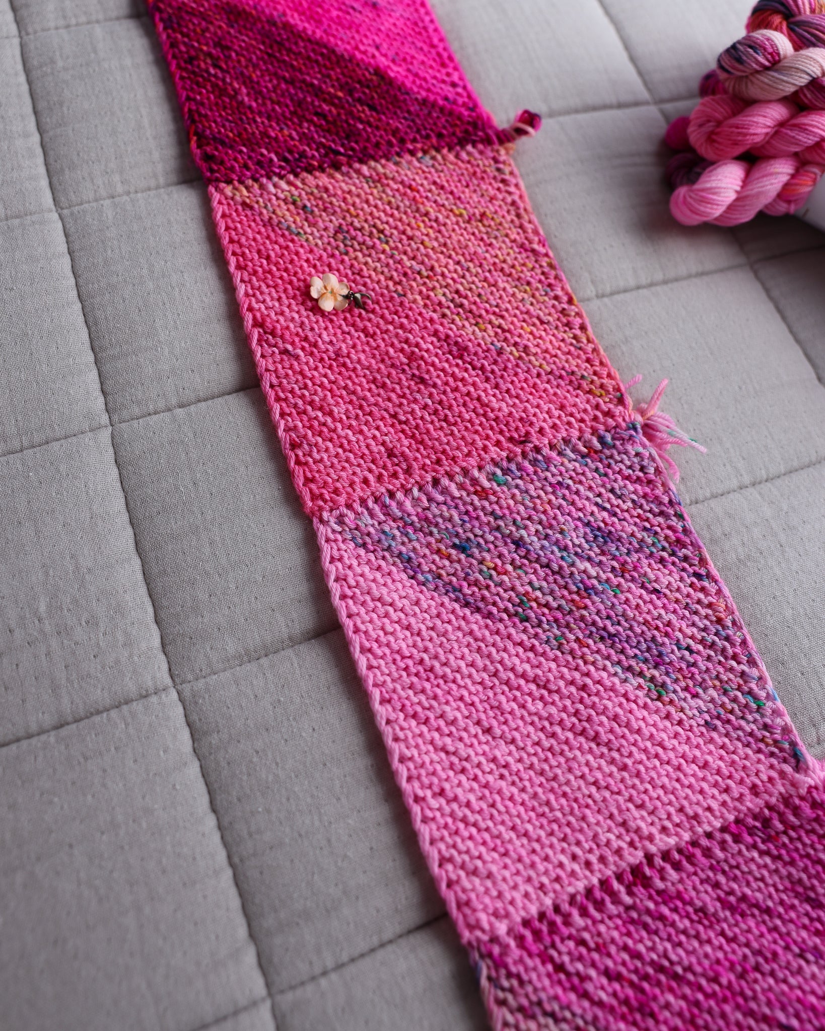 Rosé | Month 1 - COLOR WHEEL CLUB - Ruby and Roses Yarn - Hand Dyed Yarn