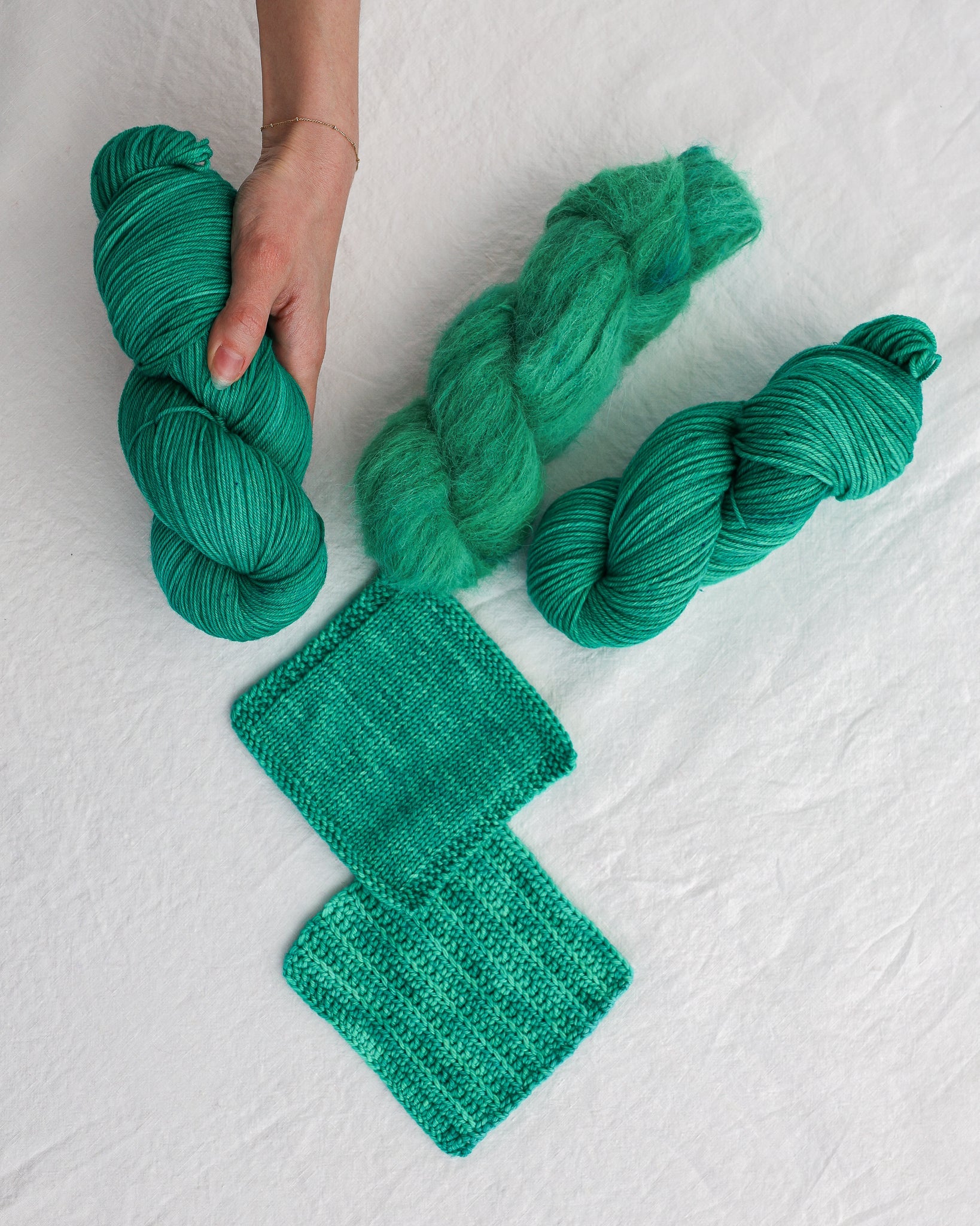 Sapphire Tower - Ruby and Roses Yarn - Hand Dyed Yarn