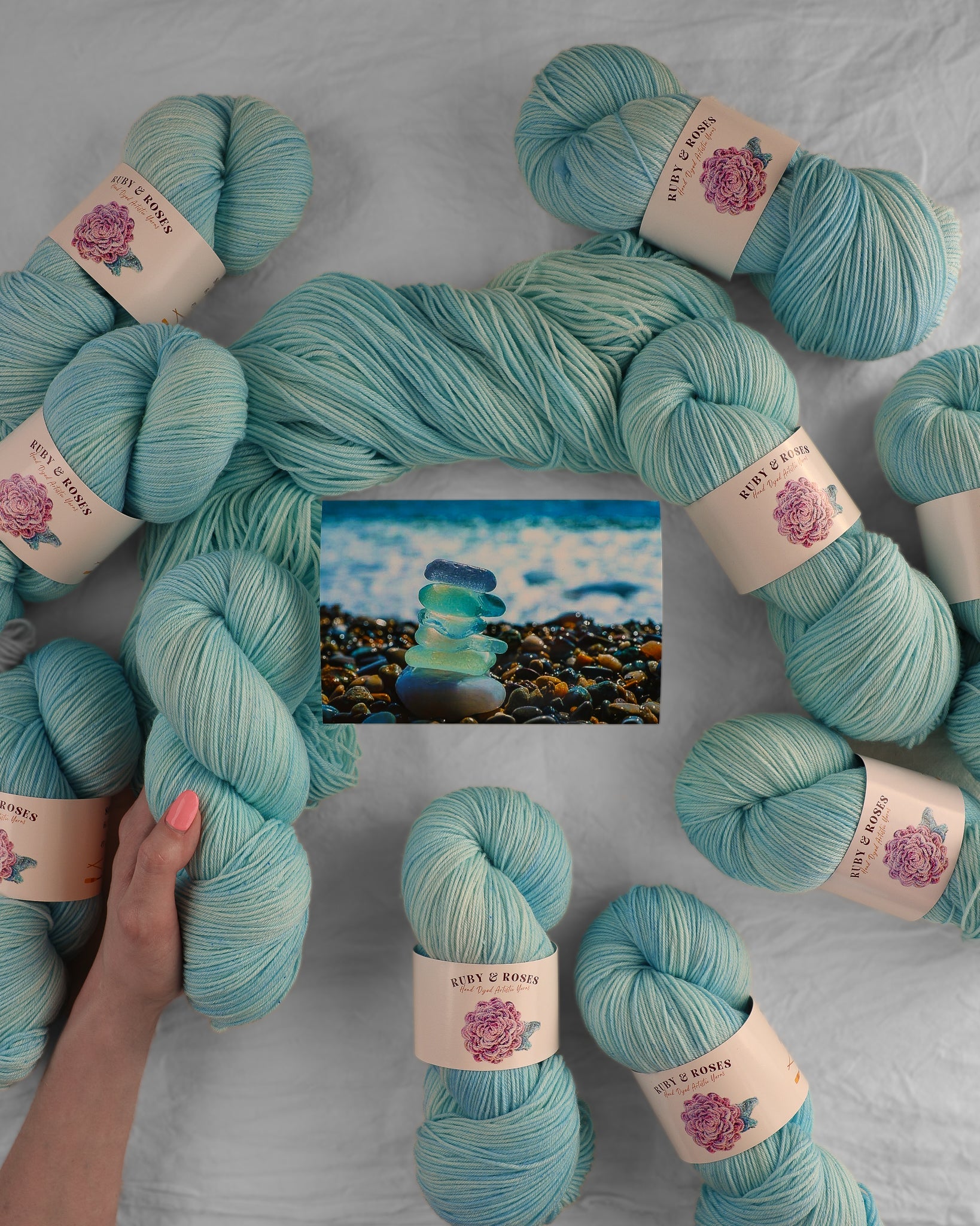 Ruby And Roses Hand Dyed Artistic Yarns - Ruby and Roses Yarn