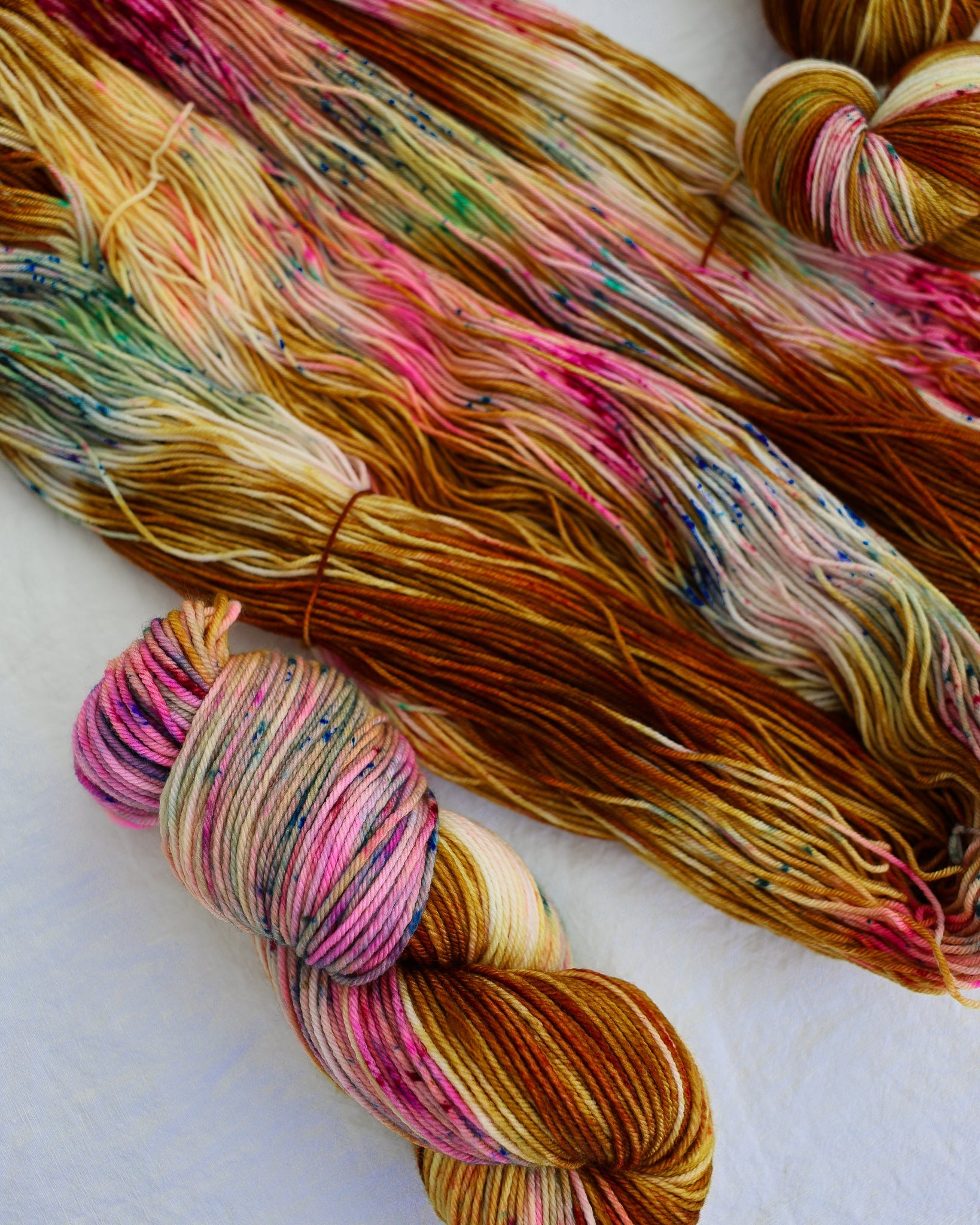 Sleigh Bells - Ruby and Roses Yarn - Hand Dyed Yarn