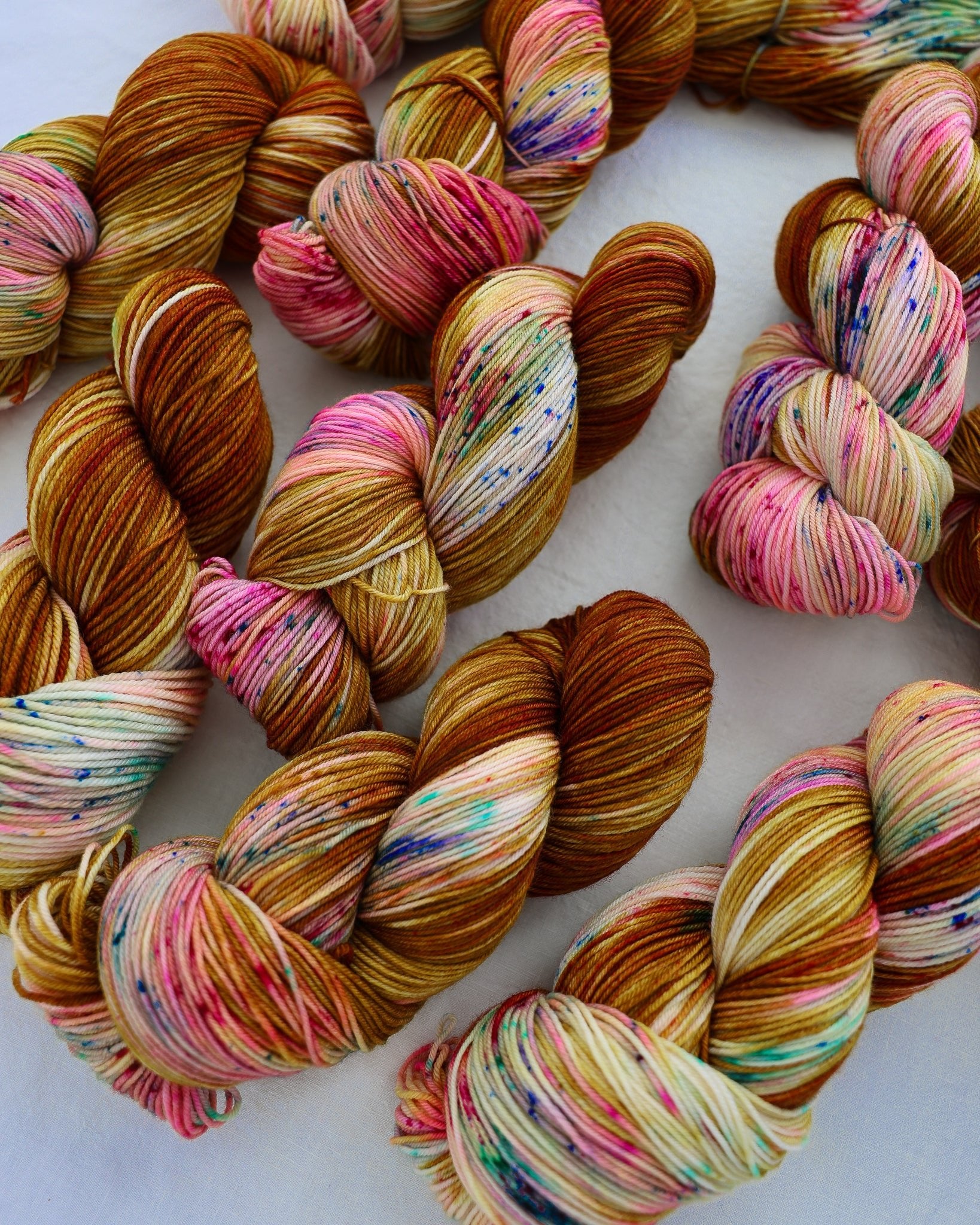Sleigh Bells - Ruby and Roses Yarn - Hand Dyed Yarn