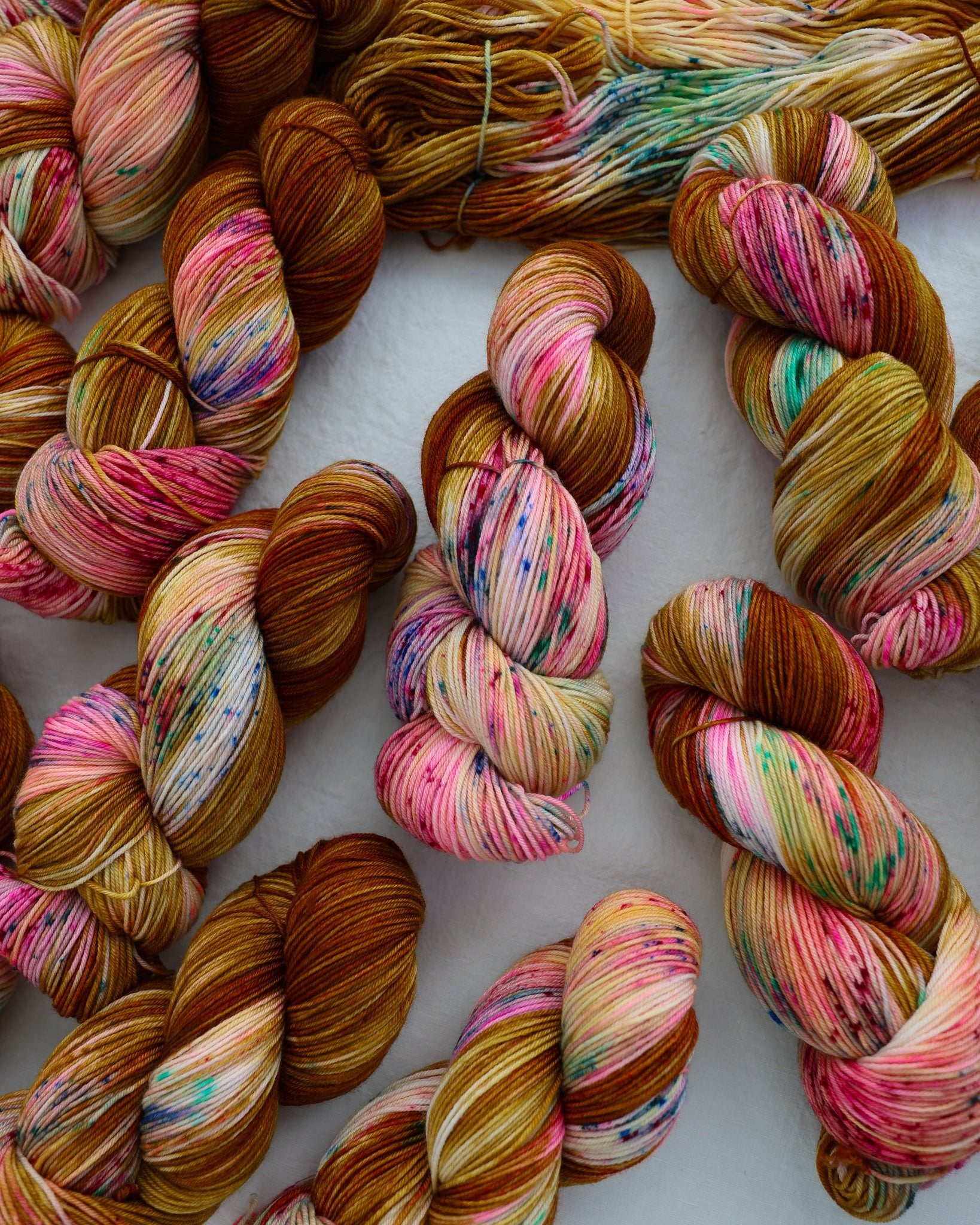 Sleigh Bells - Ruby and Roses Yarn - Hand Dyed Yarn