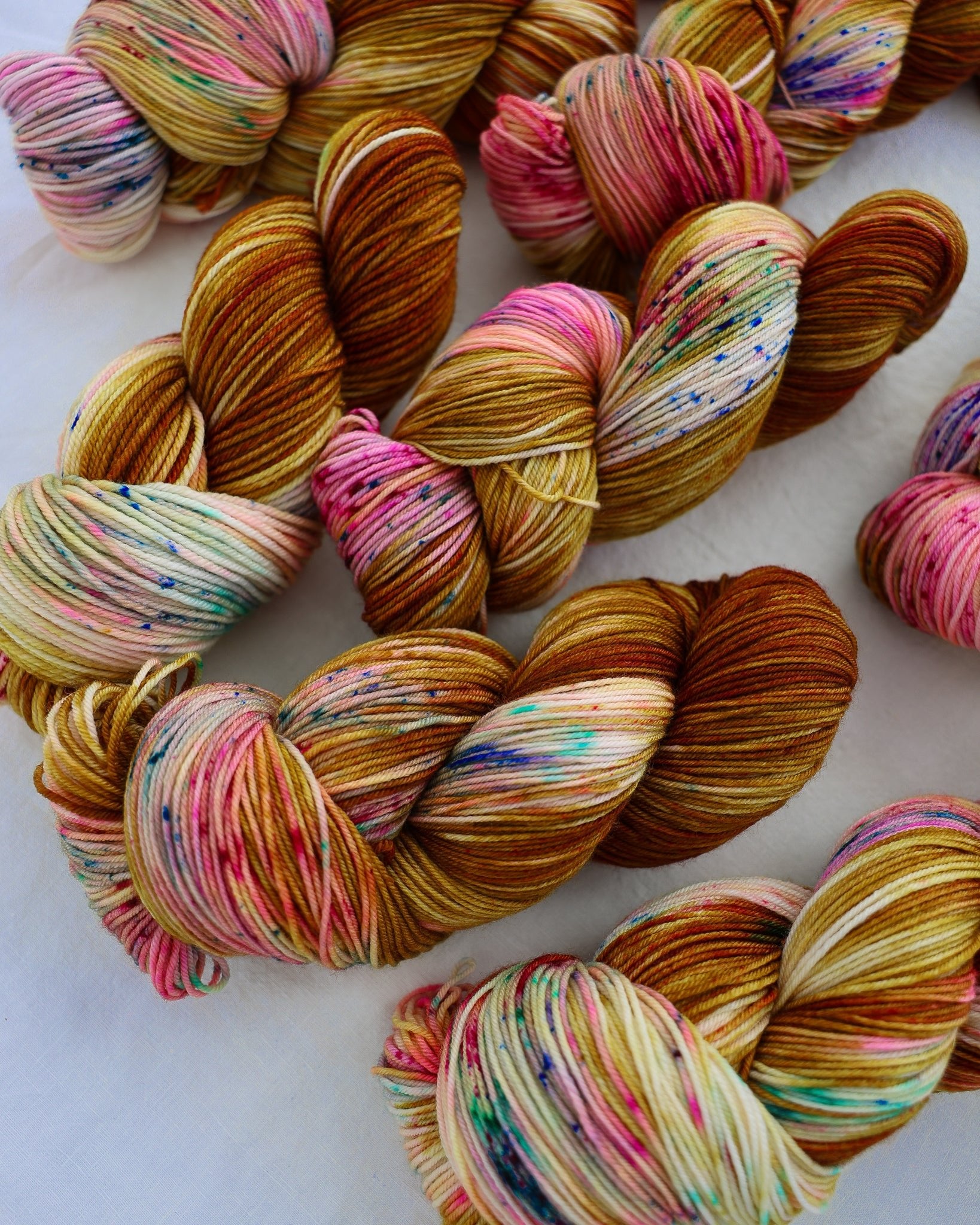 Sleigh Bells - Ruby and Roses Yarn - Hand Dyed Yarn