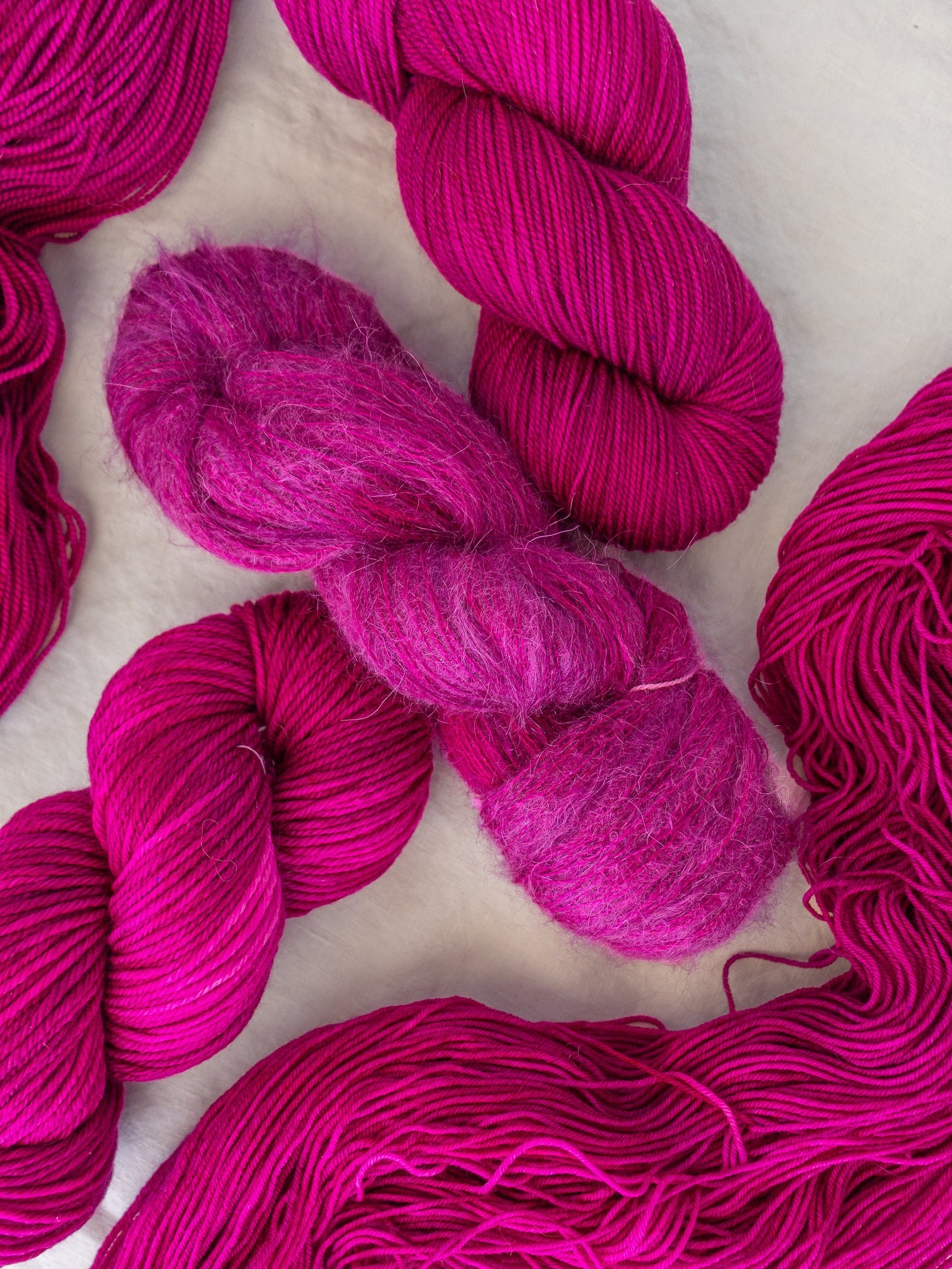 Snapdragon - Ruby and Roses Yarn - Hand Dyed Yarn