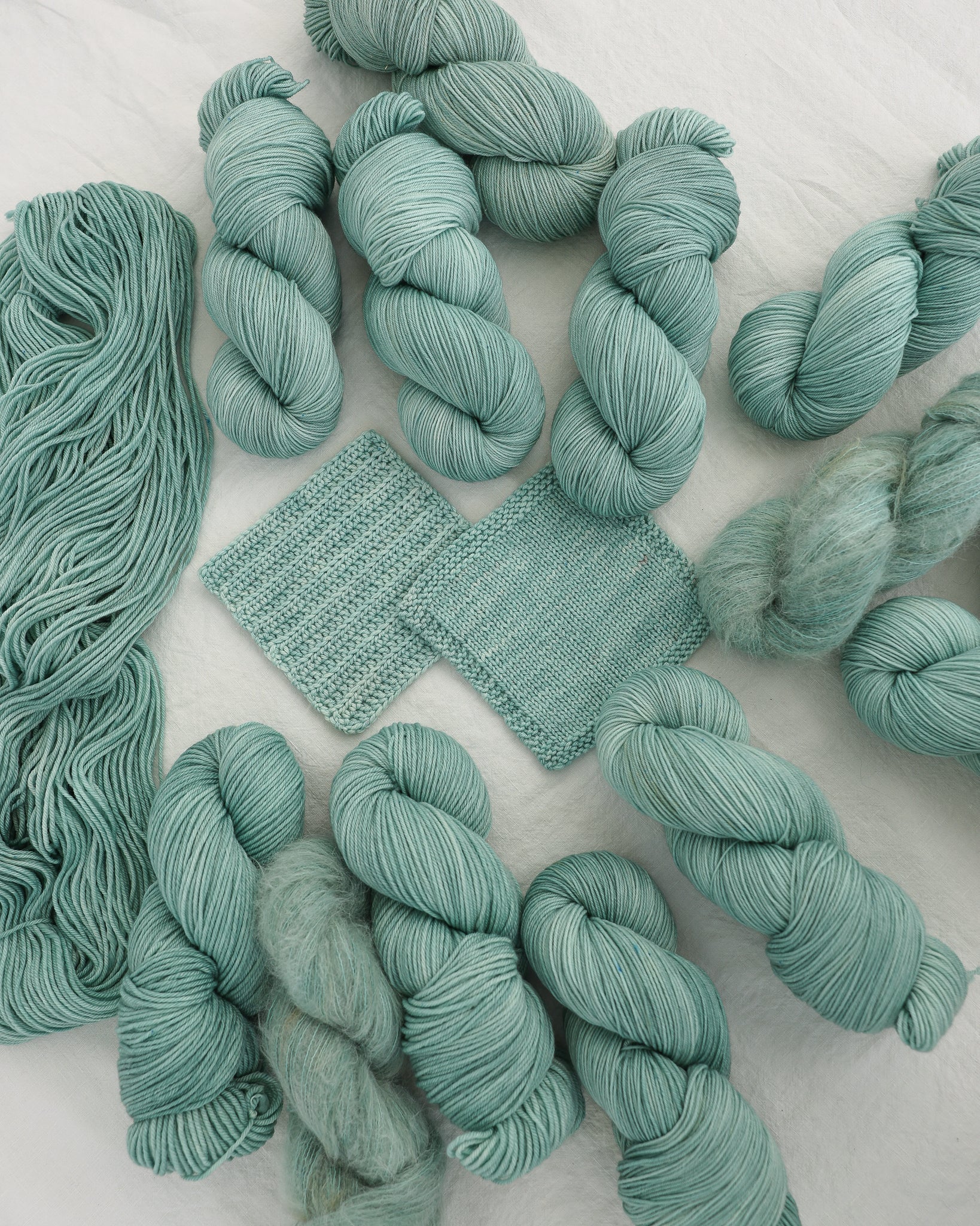 Snowdrift - Ruby and Roses Yarn - Hand Dyed Yarn