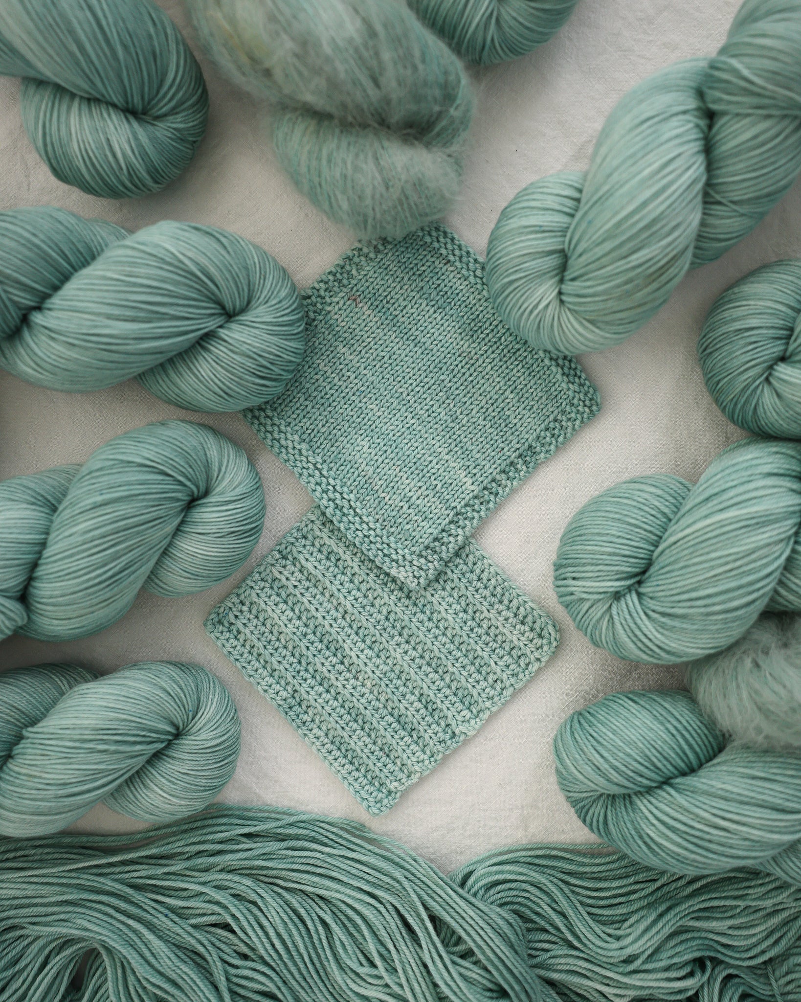 Snowdrift - Ruby and Roses Yarn - Hand Dyed Yarn