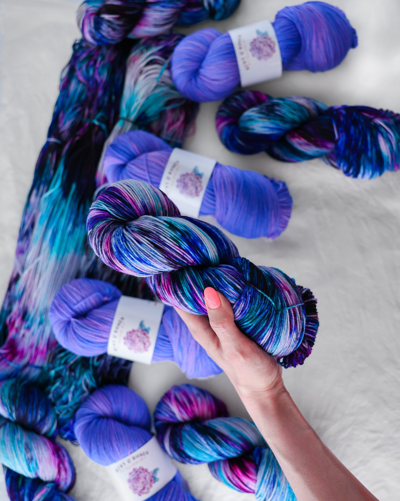 Ruby And Roses Hand Dyed Artistic Yarns - Ruby and Roses Yarn