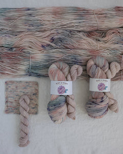 Stick Season - Sock Set - Ruby and Roses Yarn - Hand Dyed Yarn