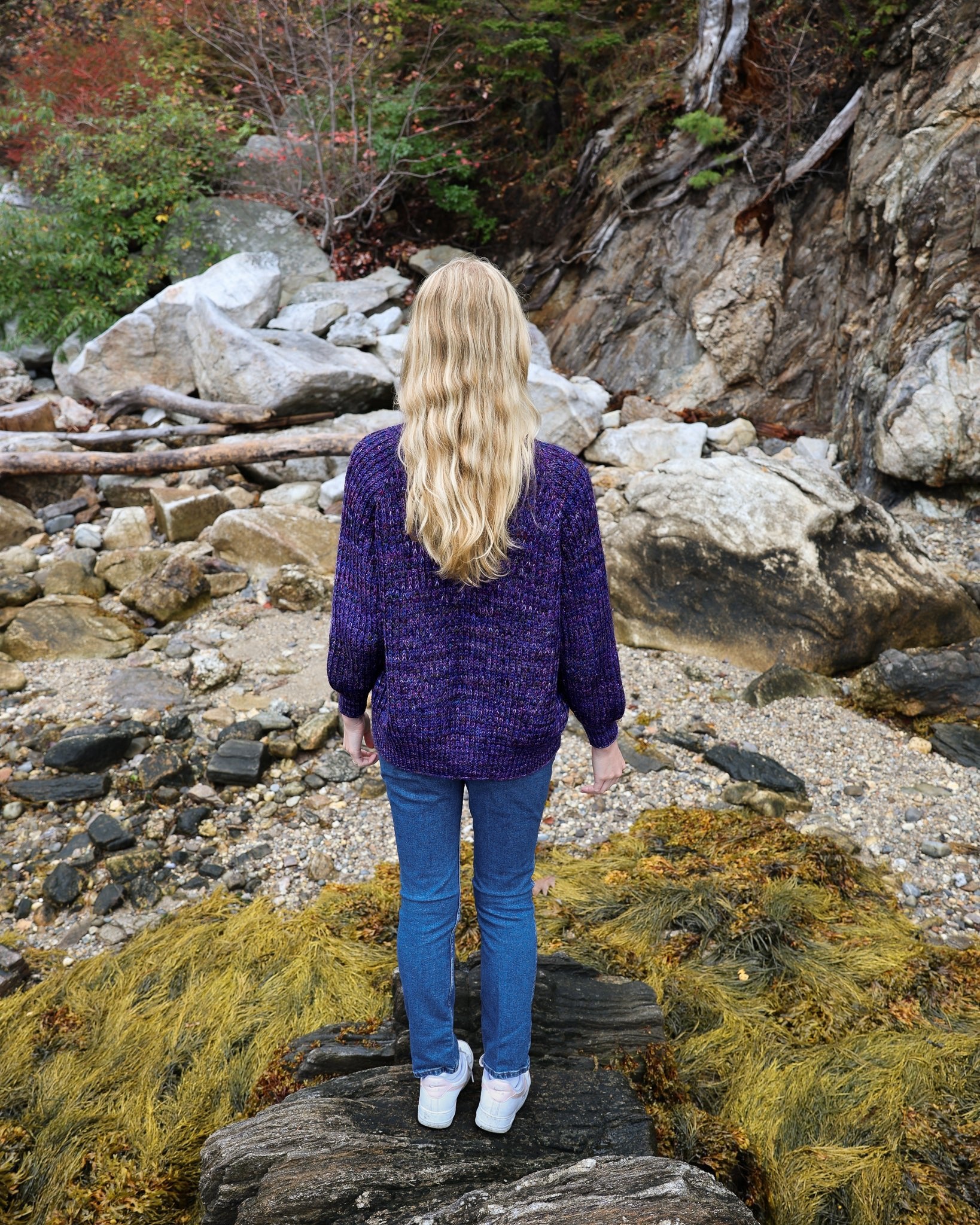 Stormy Shore - Ruby and Roses Yarn - Hand Dyed Yarn