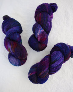 Stormy Shore - Ruby and Roses Yarn - Hand Dyed Yarn