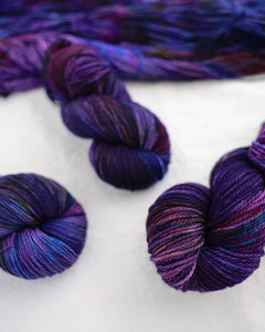 Stormy Shore - Ruby and Roses Yarn - Hand Dyed Yarn