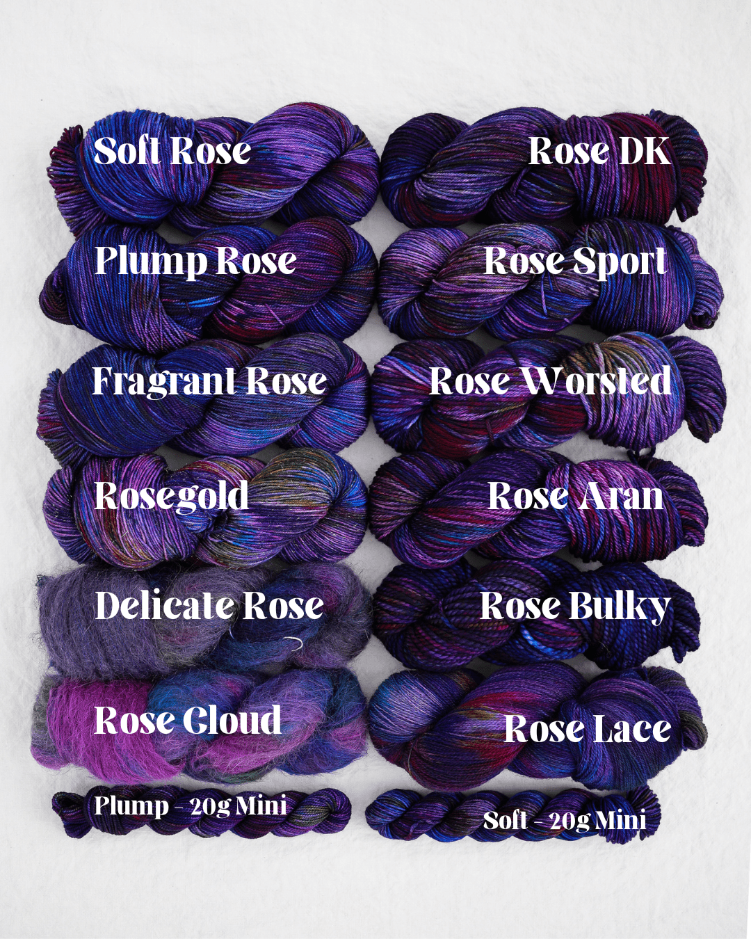 Stormy Shore - Ruby and Roses Yarn - Hand Dyed Yarn