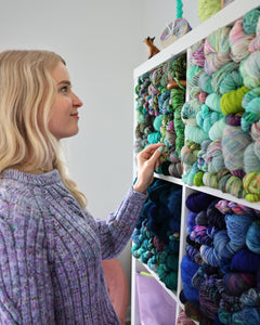 Storyteller - Ruby and Roses Yarn - Hand Dyed Yarn