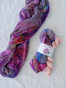 Subzero Sundown - Sock Set - Ruby and Roses Yarn - Hand Dyed Yarn