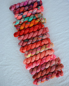 Tangerine | Month 4 - COLOR WHEEL CLUB - Ruby and Roses Yarn - Hand Dyed Yarn