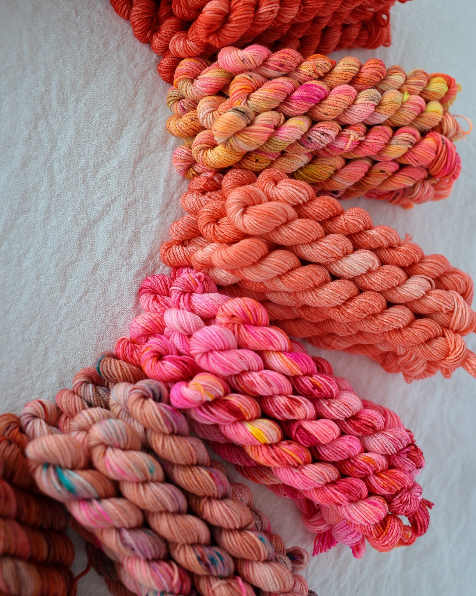 Tangerine | Month 4 - COLOR WHEEL CLUB - Ruby and Roses Yarn - Hand Dyed Yarn