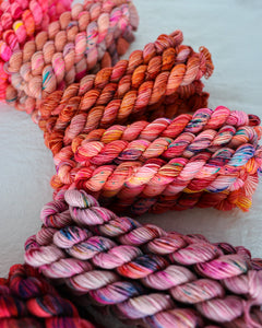 Tangerine | Month 4 - COLOR WHEEL CLUB - Ruby and Roses Yarn - Hand Dyed Yarn