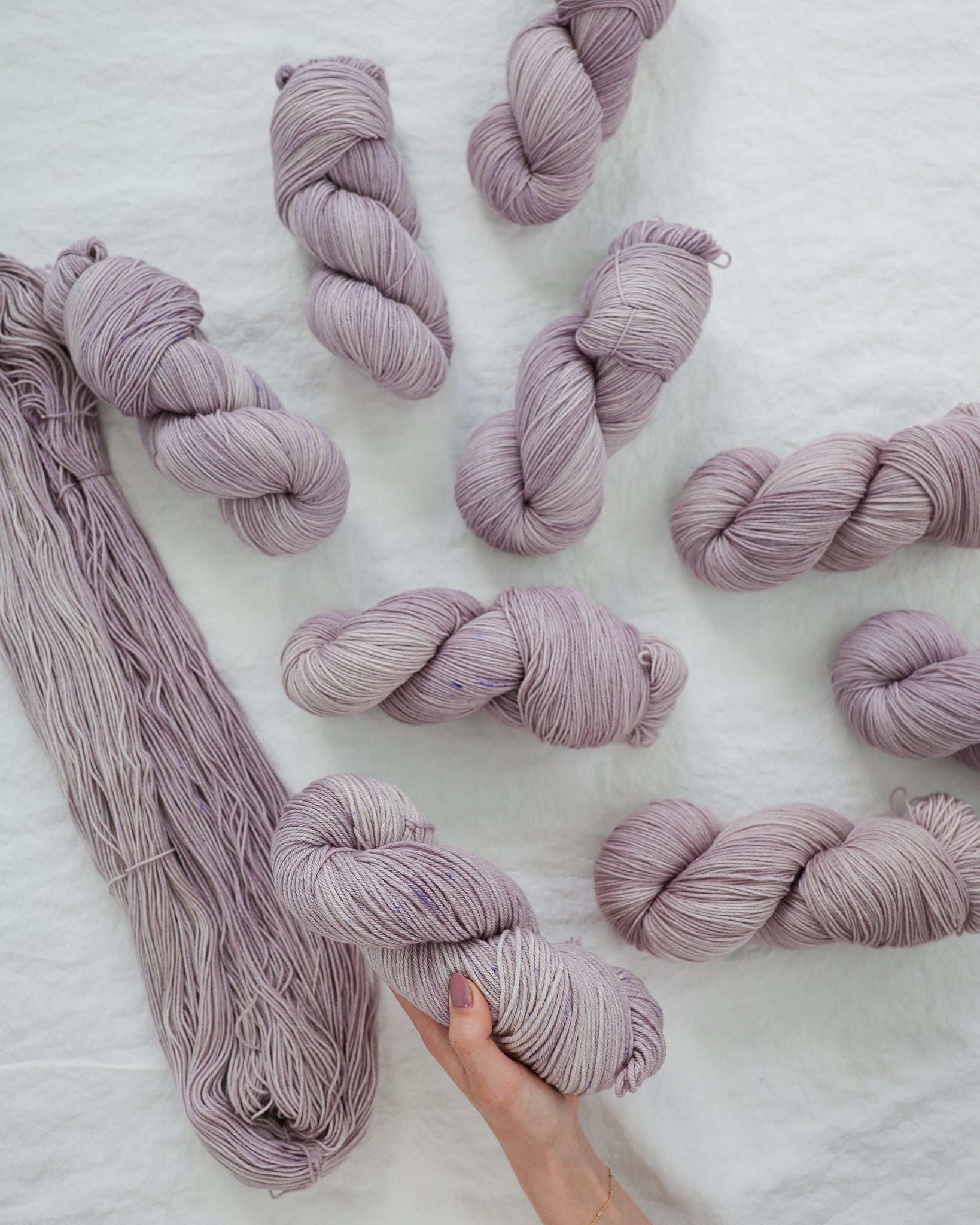 Taro - Ruby and Roses Yarn - Hand Dyed Yarn
