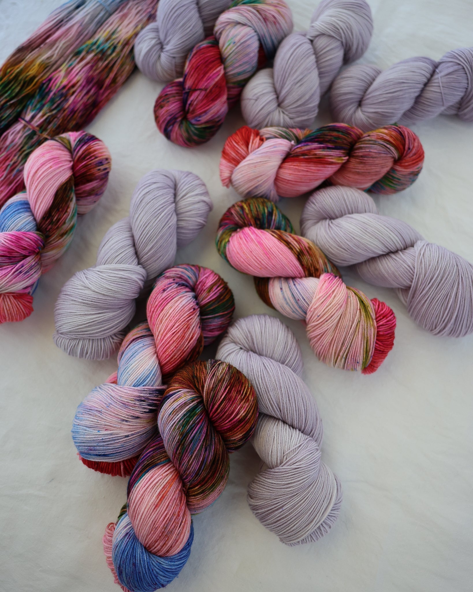 Taro - Ruby and Roses Yarn - Hand Dyed Yarn