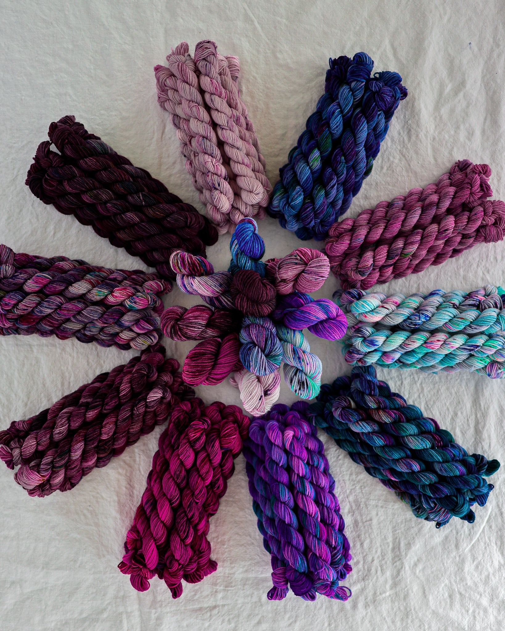 The Alchemy | Minis Collection - Ruby and Roses Yarn - Hand Dyed Yarn