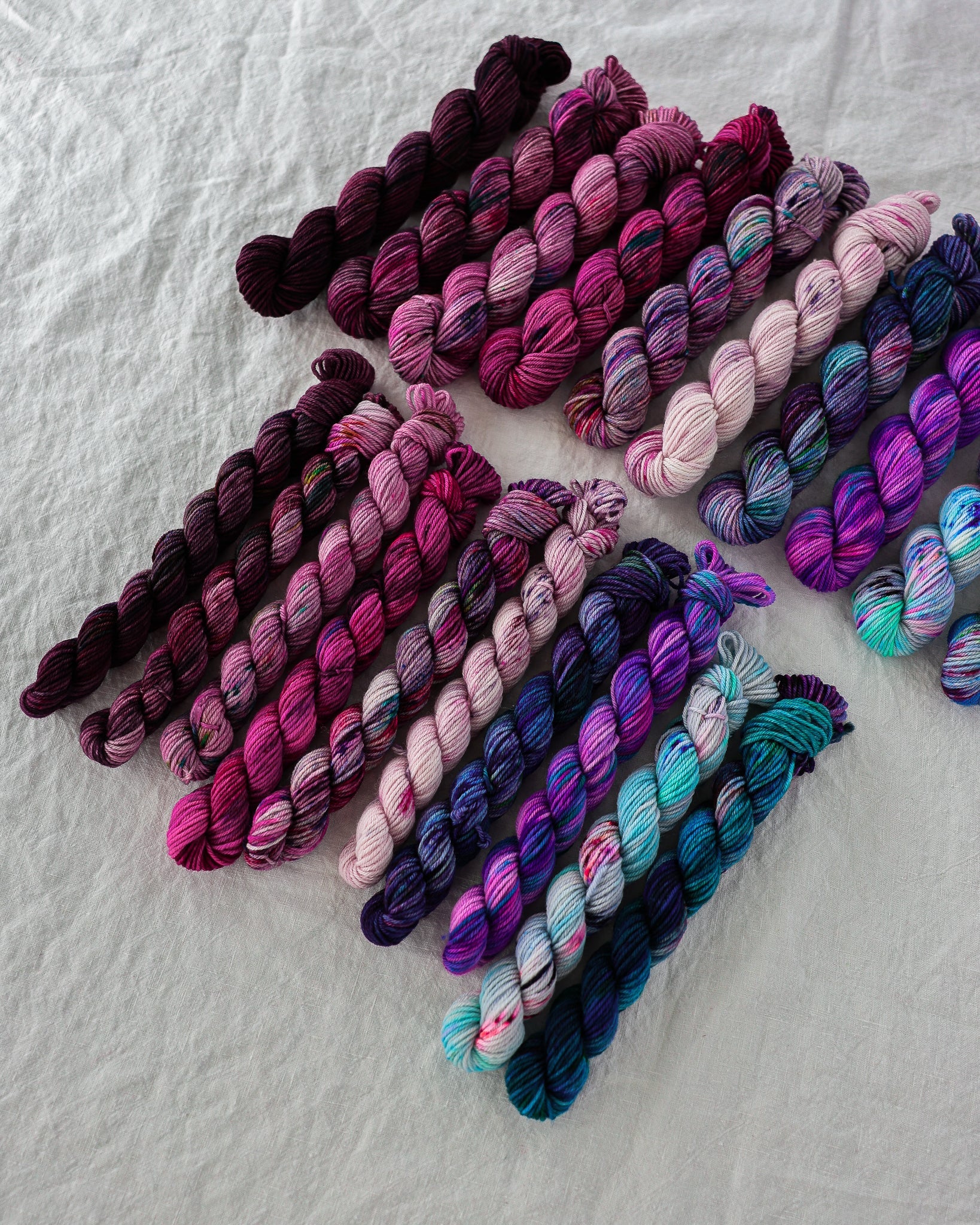 The Alchemy | Minis Collection - Ruby and Roses Yarn - Hand Dyed Yarn