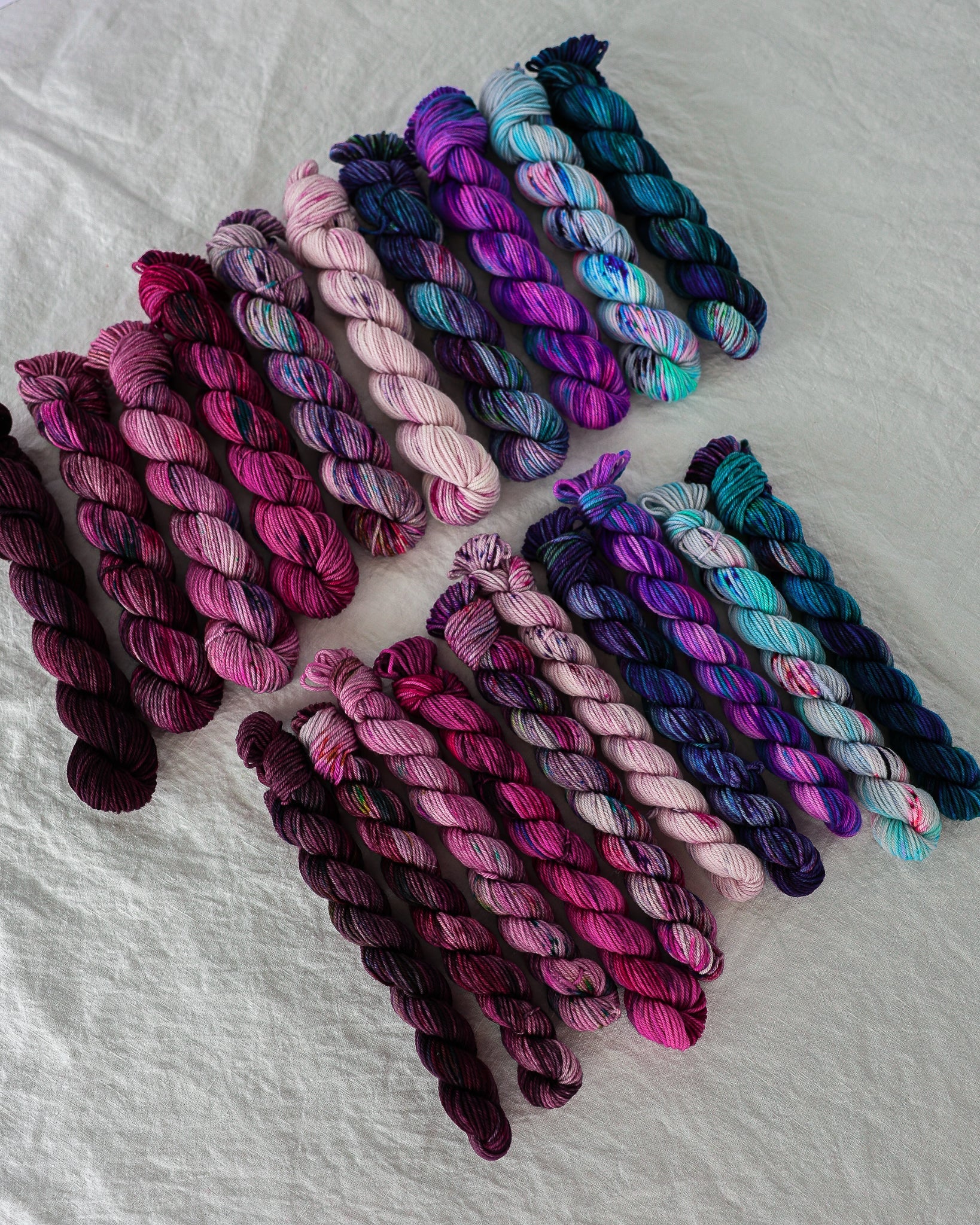 The Alchemy | Minis Collection - Ruby and Roses Yarn - Hand Dyed Yarn