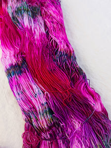 Thorned Beauty - Ruby and Roses Yarn - Hand Dyed Yarn