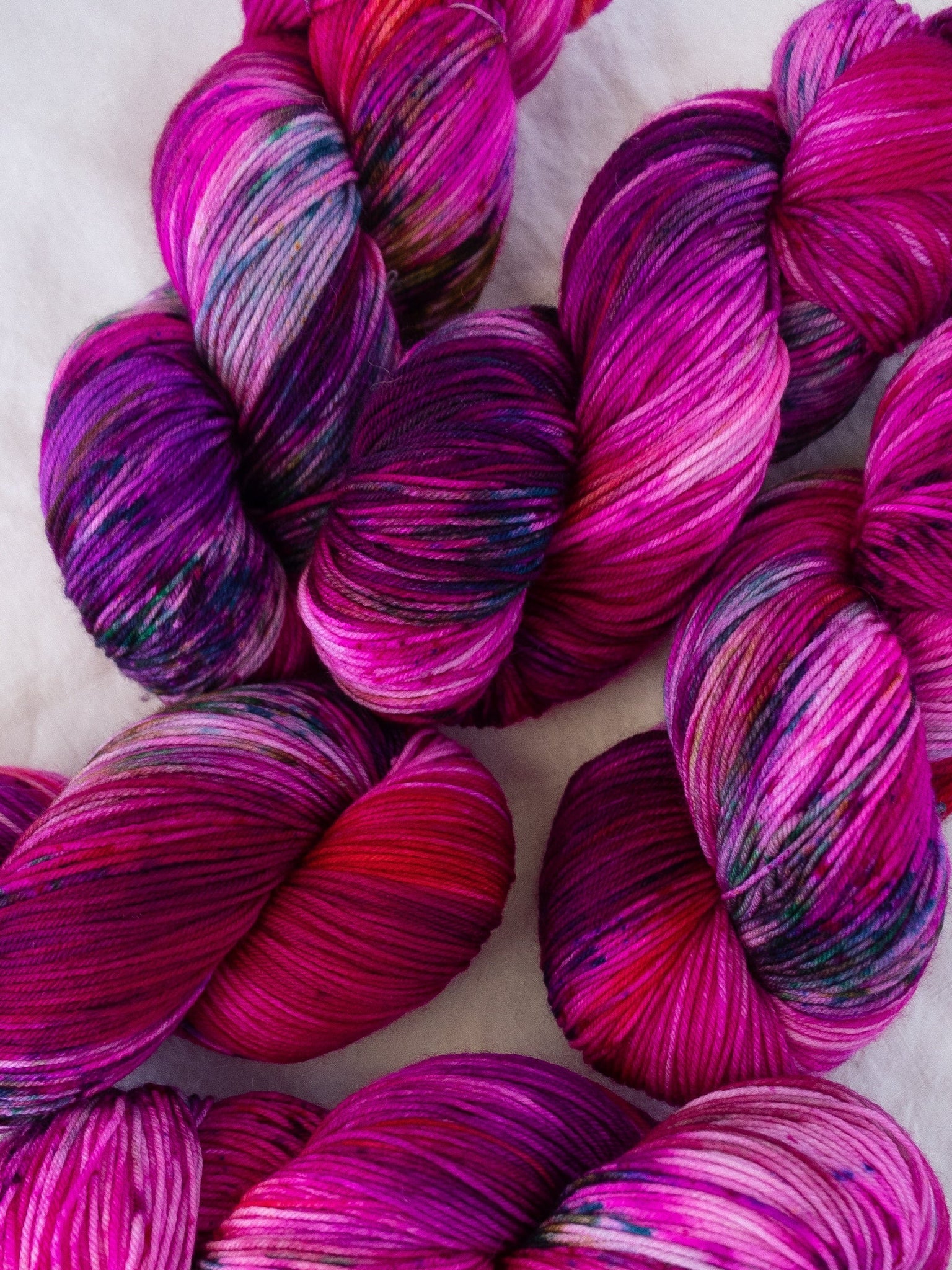 Thorned Beauty - Ruby and Roses Yarn - Hand Dyed Yarn