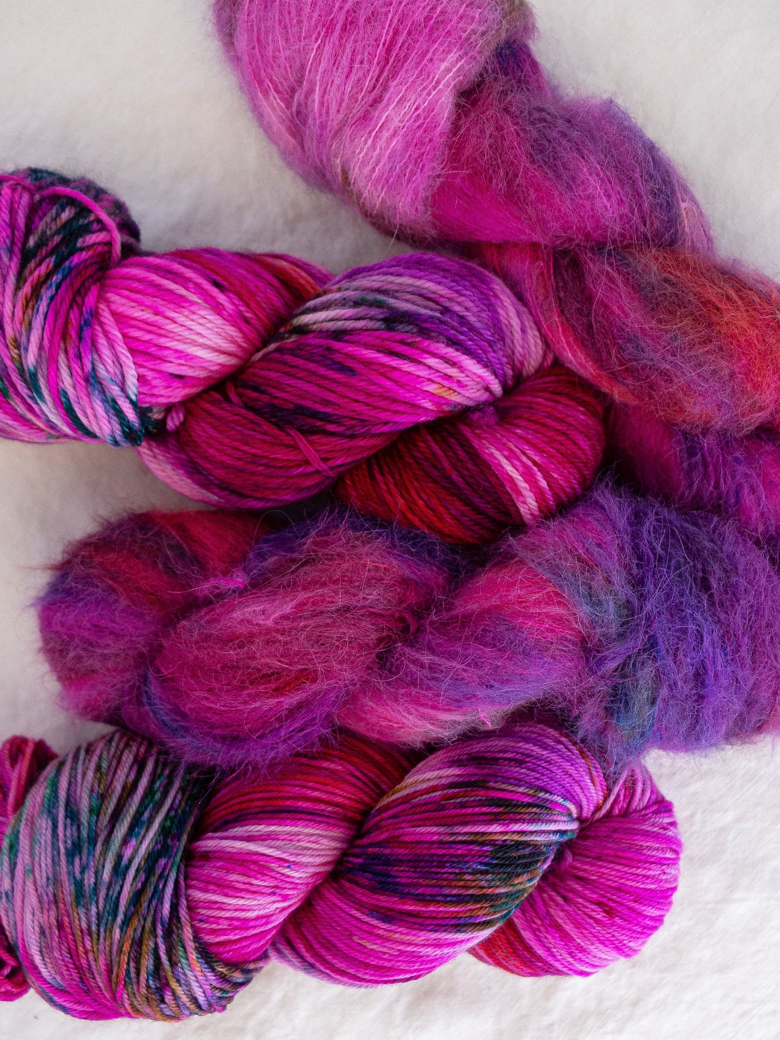 Thorned Beauty - Ruby and Roses Yarn - Hand Dyed Yarn