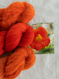 Troika - Ruby and Roses Yarn - Hand Dyed Yarn