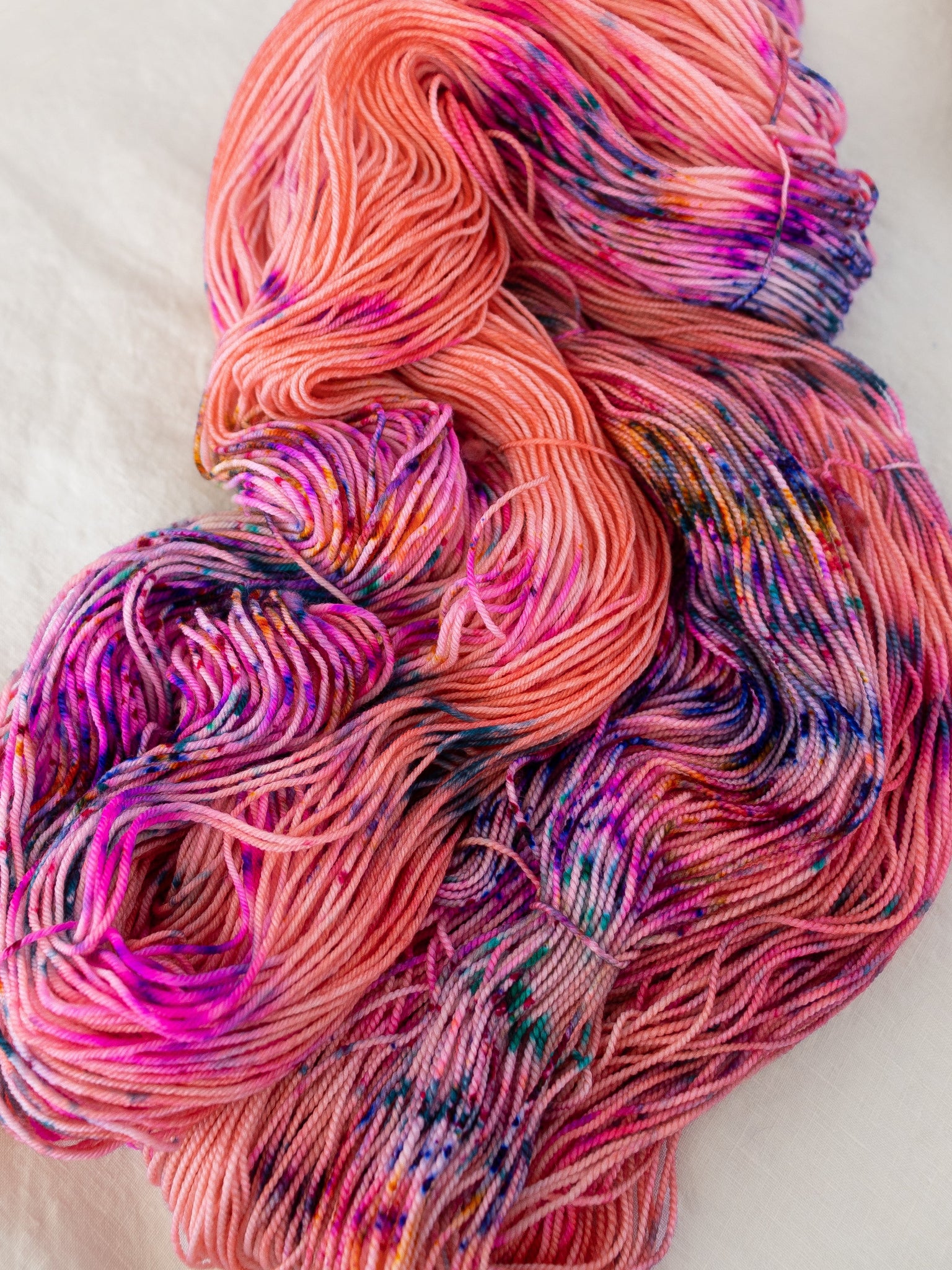 Tulip Fields - Ruby and Roses Yarn - Hand Dyed Yarn