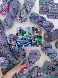 Urban Garden - Ruby and Roses Yarn - Hand Dyed Yarn