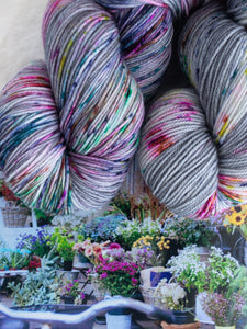 Urban Garden - Ruby and Roses Yarn - Hand Dyed Yarn