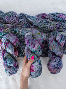 Urban Garden - Ruby and Roses Yarn - Hand Dyed Yarn